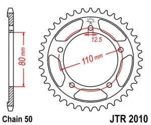 Kit de lant D.I.D Chain - Auriu chain 530 VX, X-ring (X, NX, QX, XS), CHK front sprocket SUPERSPROX, CHK rear sprocket JT pentru TRIUMPH Adventurer 900 1996-1998 - Img 4
