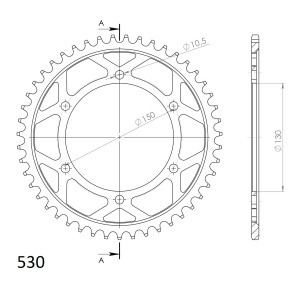 Kit de lant D.I.D Chain - Auriu chain 530 ZVM-X, X-ring (X, NX, QX, XS), CHK front sprocket JT CHK rubber cushioned, CHK rear sprocket SUPERSPROX pentru YAMAHA FZR 600 1994-1995 - Img 5