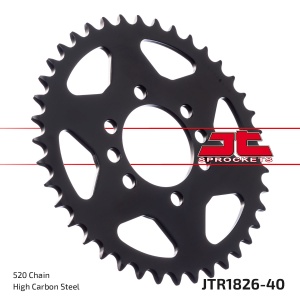 Kit de lant EK - Argintiu chain 520 SRO, O-ring, CHK front sprocket JT, CHK rear sprocket JT pentru ATV KAWASAKI KFX 400 2003-2006 - Img 6