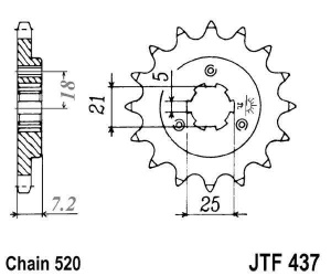 Kit de lant EK - Argintiu chain 520 SRX, X-ring (X, NX, QX, XS), CHK front sprocket JT, CHK rear sprocket JT pentru SUZUKI DR 600 S 1985-1989 - Img 3