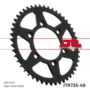 Kit de lant EK - Argintiu chain 520 SRX, X-ring (X, NX, QX, XS), CHK front sprocket JT CHK rubber cushioned, CHK rear sprocket JT pentru DUCATI Monster 620 Dark 2004-2006 - Img 7