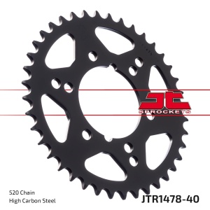 Kit de lant EK - Auriu chain 520 MRD, Non-sealed, CHK front sprocket JT, CHK rear sprocket JT pentru ATV POLARIS Xplorer 300 4x4 1996-1999 - Img 6