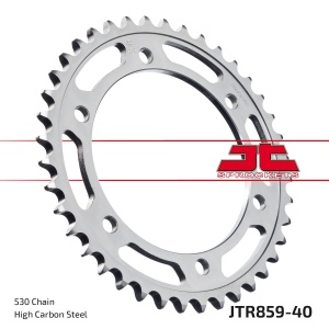 Kit de lant EK - Auriu chain 530 ZVX, X-ring (X, NX, QX, XS), CHK front sprocket JT, CHK rear sprocket JT pentru YAMAHA FJ 1200 1986-1990 - Img 6