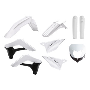 Kit plastice POLISPORT 90857 Alb