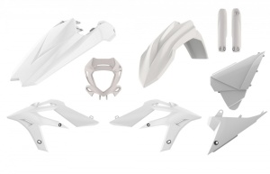 Kit plastice POLISPORT 91061 enduro Alb