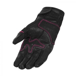 Manusi moto dama piele si textil SECA AXIS MESH II roz - Img 2