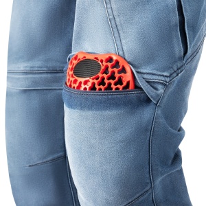 Pantaloni moto cargo SECA SQUADRON BLUE protectie