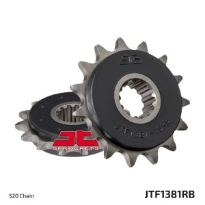 Pinion fata JT JTF 1381-15RB 15T, 520 rubber cushioned - Img 2