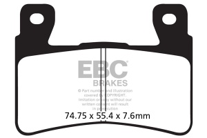Placute de frana FA296HH