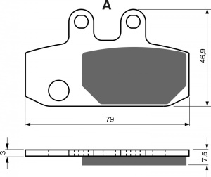 Placute de frana GOLDFREN 223 AD OFF-ROAD FRONT