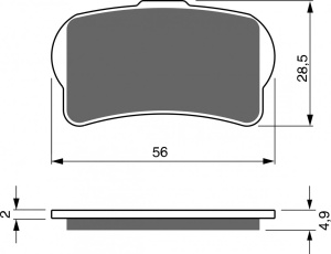 Placute de frana GOLDFREN 325 AD OFF-ROAD FRONT