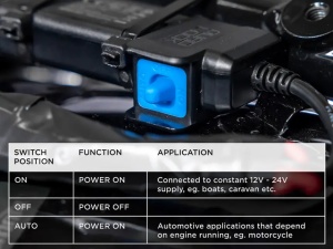 Quad Lock Adaptor Smart USB 12V - Img 2