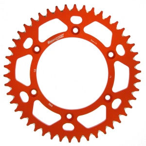 Rear ALU sprocket SUPERSPROX RAL-990:46-ORG portocaliu 46T, 520 - Img 1