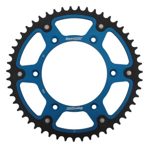 Rear sprocket SUPERSPROX STEALTH RST-990:51-BLU Albastru 51T, 520 - Img 1