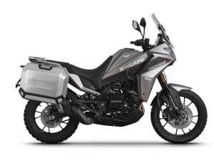 Set complet de 36L / 36L cutii laterale de aluminium SHAD TERRA, incluzand kit montaj SHAD Moto Morini X-Cape 649