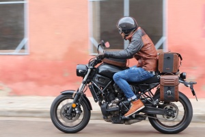 Side bag SHAD CAFE RACER SR38 X0SR3821 10l Negru - Img 7