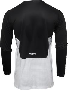 Tricou motocross Pulse React Negru Alb - Img 3