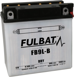 Baterie conventionala FULBAT FB9L-B (12N9-3B) (YB9L-B) include electrolit