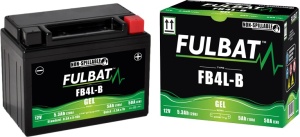Baterie cu gel FULBAT FB4L-B GEL (High Capacity) (YB4L-B GEL) - Img 2