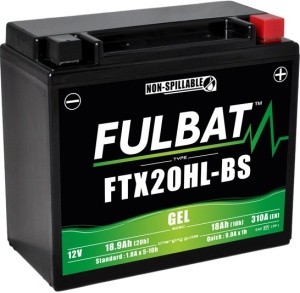 Baterie cu gel FULBAT FTX20HL-BS GEL (YTX20HL-BS GEL) - Img 1