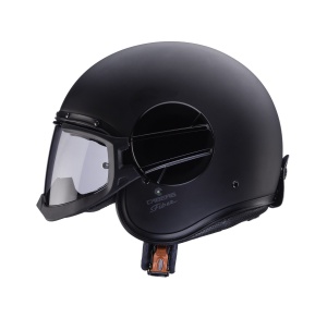 Casca Caberg model Ghost X 17 negru mat - fibra de sticla - omologare noua ECE 22.06 - Img 2