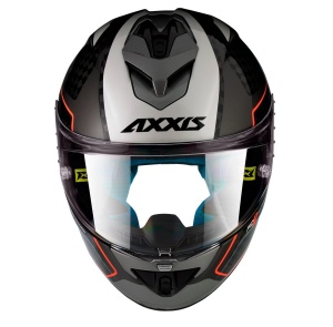 Casca integrala Axxis model Cobra Rage A2 gri lucios carbon - 100% carbon - Img 2