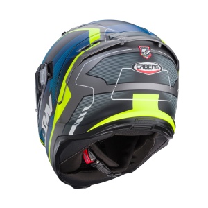Casca integrala Caberg model Avalon X SV Optic L8 gri/albastru/galben fluor mat Pinlock ready - Img 6