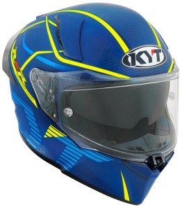 Casca integrala KYT R2R CONCEPT BLUE YELLOW ECE 22.06 - Img 8