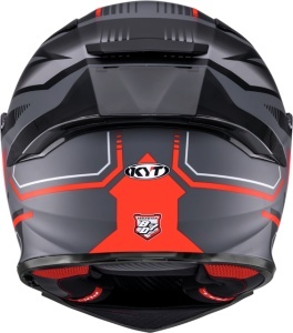 Casca integrala KYT R2R PARSEC MATT GREY/RED ECE 22.06 - Img 5