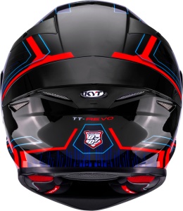 Casca integrala KYT TT-REVO SPEEDING MATT GRL BLK/RED/BLUE ECE 22.06 - Img 6