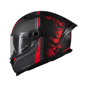 Casca integrala MT Braker SV Charm B5 negru/rosu mat (ochelari soare integrati) - tip viziera: MT-V-28B - DKS435 - punctaj maxim SHARP Test - 5 stele - Img 2