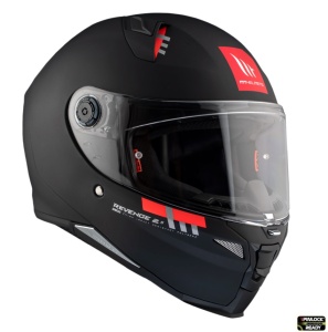 Casca integrala MT Revenge 2 S A1 negru mat - omologare noua ECE 22.06 - tip viziera: MT-V-14B - Img 2