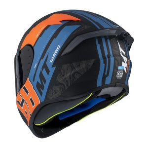 Casca integrala MT Targo Pro Welcome D4 portocaliu fluor mat – tip MT-V-14 - Img 3