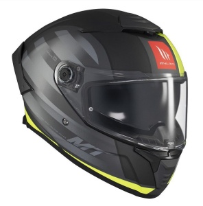 Casca integrala MT Thunder 4 SV Treads D3 galben fluo mat - Img 4