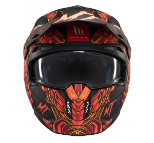 Casca MT STREETFIGHTER SV B5 HELLISH ROSU MAT - Img 3
