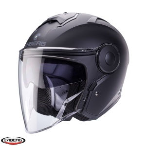 Casca open face (jet) Caberg model Soho SV 17 negru mat