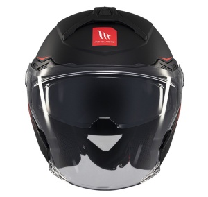 Casca open face motociclete MT Cosmo SV A1 negru mat - Img 2