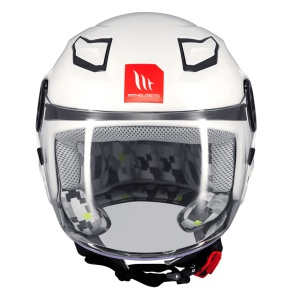 Casca open face MT Lite Kids A0 alb lucios - casca de copii - Img 3