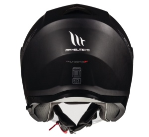 Casca open face MT Thunder III SV Jet A1 negru mat (ochelari soare integrati) – tip MT-V-19 - Img 4