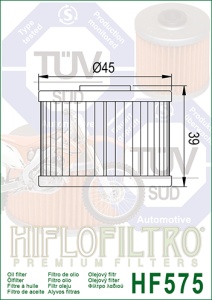 Filtru de ulei HIFLOFILTRO HF575 - Img 2