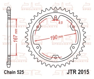 Foaie spate JT JTR 2015-50 50T, 525 - Img 3