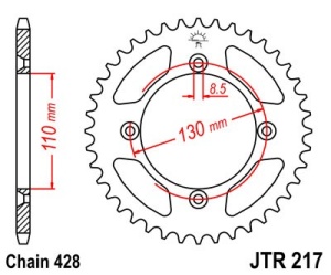 Foaie spate JT JTR 217-49 49T, 428 - Img 2