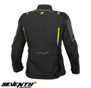 Geaca barbati Touring Seventy iarna model SD-JT83 negru/galben fluor - Img 2