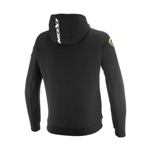 Geaca (hanorac tip hoodie) motociclete barbati Urban Ixon vara model Touchdown Ultra MS culoare: negru/alb/galben - Img 2