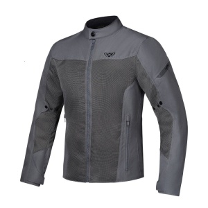 Geaca (jacheta) motociclete barbati Racing/Roadster Ixon vara model Fresh MS culoare: gri - tip croi: Slim Fit