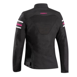 Geaca (jacheta) motociclete femei Racing/Roadster Ixon All season model Ilana Evo LS culoare: negru/fuchsia (roz) - Img 2