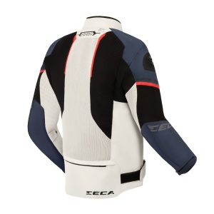 Geaca moto SECA AIRFLOW III GREY/NAVY - Img 2