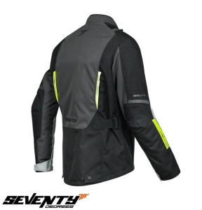 Geacabarbati Touring/Adventure Seventy iarna model SD-JT83 Negru-Gri-Galben Fluor - Img 3