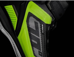 Ghete moto scurte Seventy Degress SD-BR3 Veloce PRO Negru Galben Fluo - Img 2