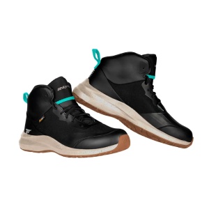 Ghete moto Urban Unisex Seventy model SD-BC4 Vector culoare: negru/turquoise/caramel